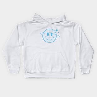 Smiley Emoji Planet Kids Hoodie